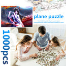 1000pcs DIY Woman Playing Flute Jigsaw Puzzle Toys Room Decoration Picture