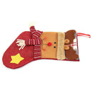 Large Christmas Sock Children Candy Gifts Bag Home Party Decor(Elk)