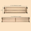 2Pcs Adjustable Drawer Divider Organiser DIY Room Kitchen Storage Separators Ew