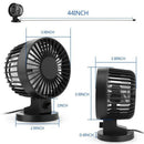 Personal Mini USB Fan Noiseless Table Desk Fan with Dual Blades For Home Of W6C9