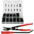 350 Clips Push Type Pry Tool Interior Trim Panel Bumper Fender Liner Blind