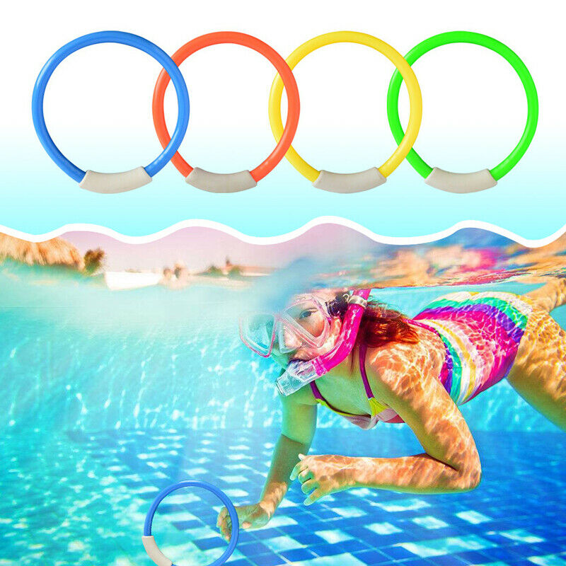 1PCS Summer Underwater Diving Rings Swimming Pool Kids Dive Ring Water Play  Gw