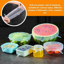 Silicone Stretch Lids, 12 Pack to Keeping Food Fresh, Reusable, Durable and