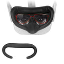 Facial Interface Bracket Lens Cover Set for Oculus quest 2, PU Leather Foam Face