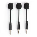 3pcs Mini 3.5mm Jack Flexible Capacitance Microphone Mic for Phone Laptop