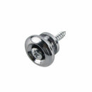 Set of 10PCS Chrome Guitar Strap Buttons Strap Locks Mushrooms Head End Pins