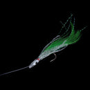 5 In 1 Night Luminous Soft Fishing Lure Fishhook Octopus Feather Fishing Bait