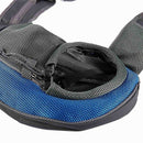 Pet Dog Cat Puppy Carry Travel Tote Shoulder Bag Purse Sling Backpack blue  O4N5