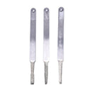 2X(Diamond Coated Terminal Cleaner Set 3Pce Tweezer Style Shafts
