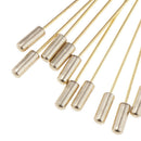 20pcs Collar Lapel Stick Brooch Pin Needle Suit Hat Scarf DIY Crafts Jewellery