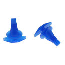 100 Pieces Car 7.8mm Door Trim Panel Blue Plastic Rivet Pin Clip Fastener