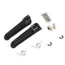 2Pcs Black Front Rear Foot