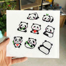 DIY Cute Panda Kids Round Diamond Stickers Full Drill Diamond Painting Kits