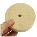 100x25mm 4inch Jewelry Polishing Buffing Wheel Wool Felt Polish Polisher Di