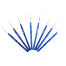 8pcs Plastic Handle Aluminium Material Knitting Needle Sewing Tools