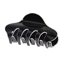 Women Hair Clip Girl Hair Claw Clamps Ladies Hairpin Headwear Gift (Black) A