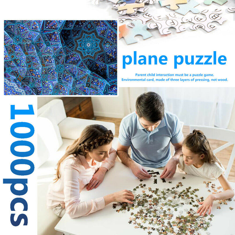 1000 Pieces Paper Jigsaw Puzzles Novelty Wall Assembling Picture 75 X 50cm
