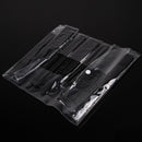 10Pcs Black Pro Salon Hair Styling Hairdressing Plastic Barbers Brush Combs A