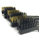 15 Pieces of Wire Brush Cover,Brick Brush,Brushed Curved Handle for Cleanin