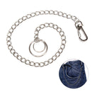 Punk Metal ChainTrousers Hipster Pant Jeans Long Wallet Belt Keychain Keyring 3C