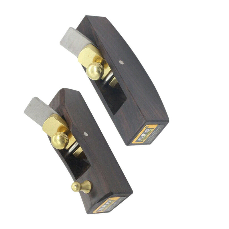 2Pcs Mini Flat Plane Bottom Edged DIY Woodworking Wood Hand Planer Tool