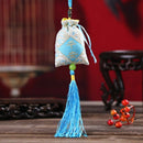 Car Hanging Lavender Sachet Bag Traditional Chinese Art Word Printed Tassels New
