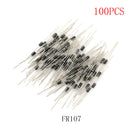 100Pcs Rectifier Diode FR107 1A 1000V DO-41 FR107 3C