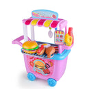 Kitchen Pretend Play Toys Set Simulation Western Food House Educational Playset