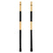 1 Pair Rods Drum Brushes Sticks Drum Stick Set for Jazz Folk Music (Black)