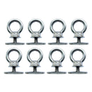 8x Stainless Steel Boat Kayak Mounting Screws Nuts Eyelet Fasteners Bolt