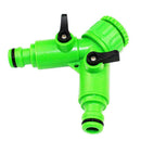 Hose Garden 2 Way 3/4'' Threaded Splitter Tap Connector Y Two Outlet Connection-