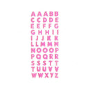 Glitter Crystals Alphabet Letter Stickers - Self Adhesive ABC A-Z Words Stick On