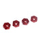 1:10 Red RC Car 5.0 Wheel Hex 12mm Drive Hubs Pins & Screws for HSP HPI Car