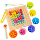Parent-child Interaction Color Beads Elimination Hobby Funny 2 In 1 Portable