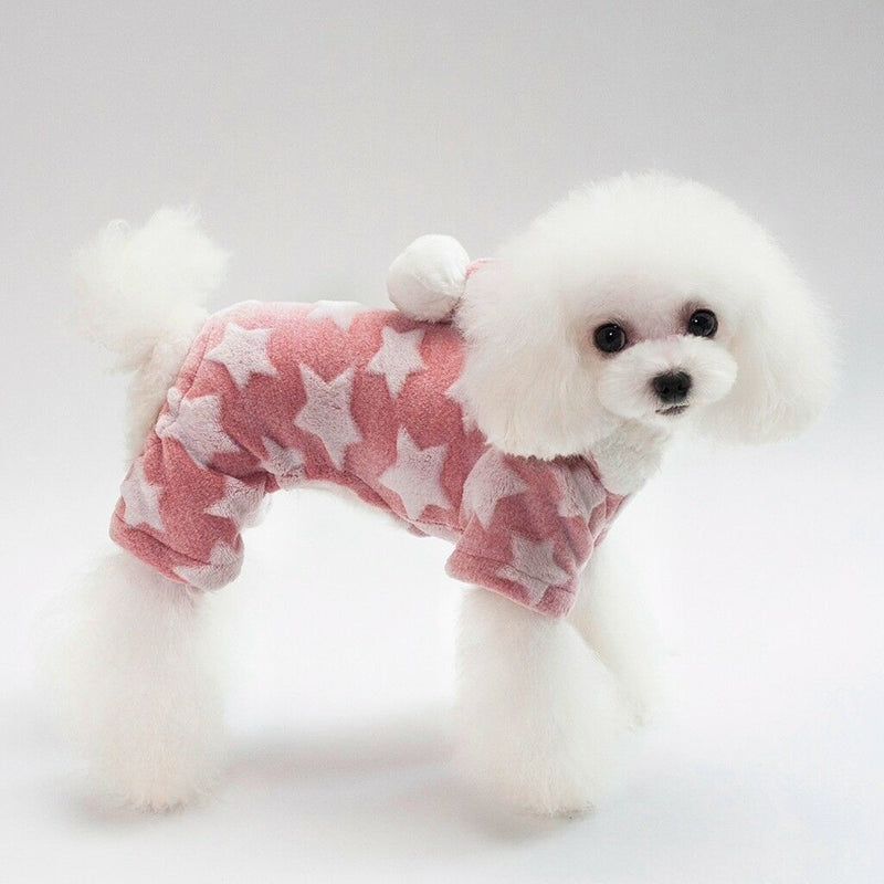 2pcs Dog Sweater Bulldog Christmas Sweater Clothes Puppy Winter Warm Coat