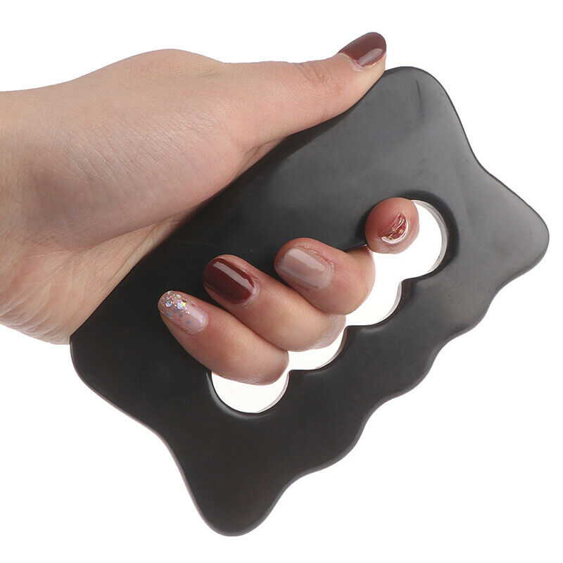 1X Acupuncture Points Massager Jade Stone Guasha Puncture Muscle Body Relax T BX