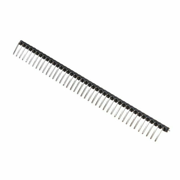 2 Pcs 40 Position 2.54mm Pitch Single Row Right Angle Male Pin Header
