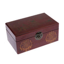 Decorative Wooden Jewelry Trinket Keepsake Storage Box - Wood Treasure Box Money