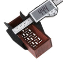 Digital Caliper Waterproof IP54 LCD Large Screen Carbon Fiber Vernier 0-150mm 6"