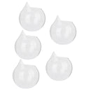 5Pc 4inch Hanging Glass Ball Vase Flower Plant Pot Terrarium Container Decor