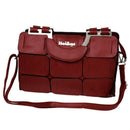 The new spring/summer women bag suture Boston bag inclined shoulder bag wom R3Y5