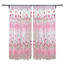 Tulip Printed Tulle Voile Door Window Curtain Sheer Drape Panel 200 x 100CM
