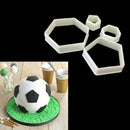The Easiest Football Cookie Ever Cutter Set - 4 Size - Stadium player, worl K3Q2