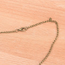 fashion style bag shape carved bronze pendant long necklacechain sweater chain &