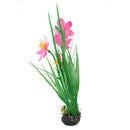 13" Aquarium Decor Plastic Plants Flowers for Fish Tank