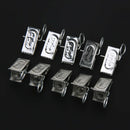 40pcs Stainless Steel Curtain Rod Clip Rings Drapery Clips