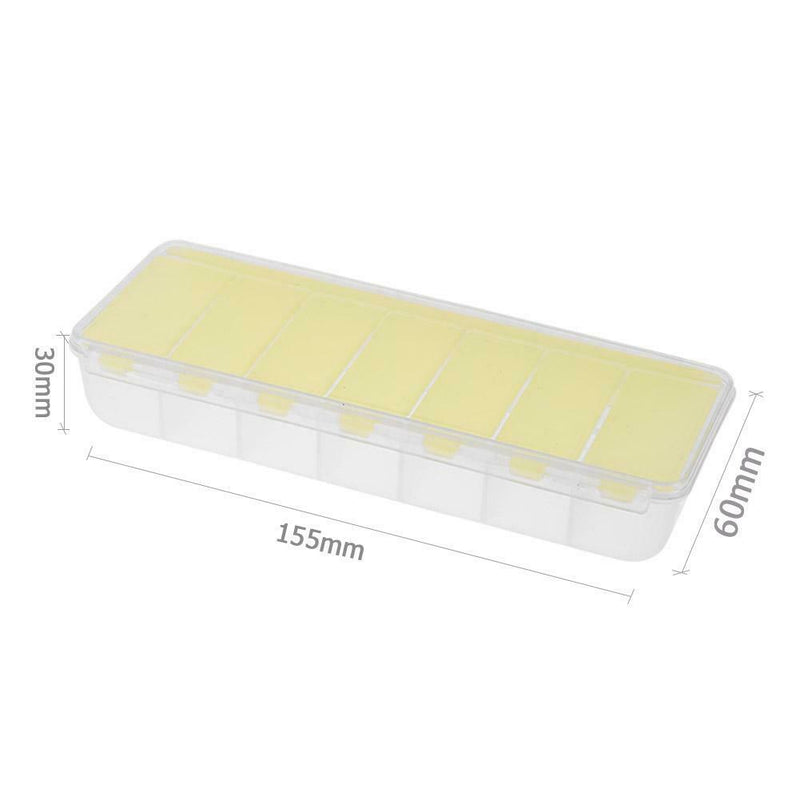 7 Days Weekly Pill Case Medicine Dispenser Organizer Pill Box Splitters A