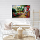5D DIY Full Round Drill Diamond Painting Back Garden Cross Stitch Decor Kit