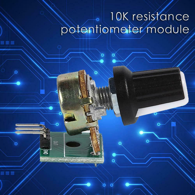10K Resistance Potentiometer Module Single Lap Adjustable Analog Output Module