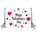 Happy Valentines Day Background Heart Photography Backdrop Wedding Decor A